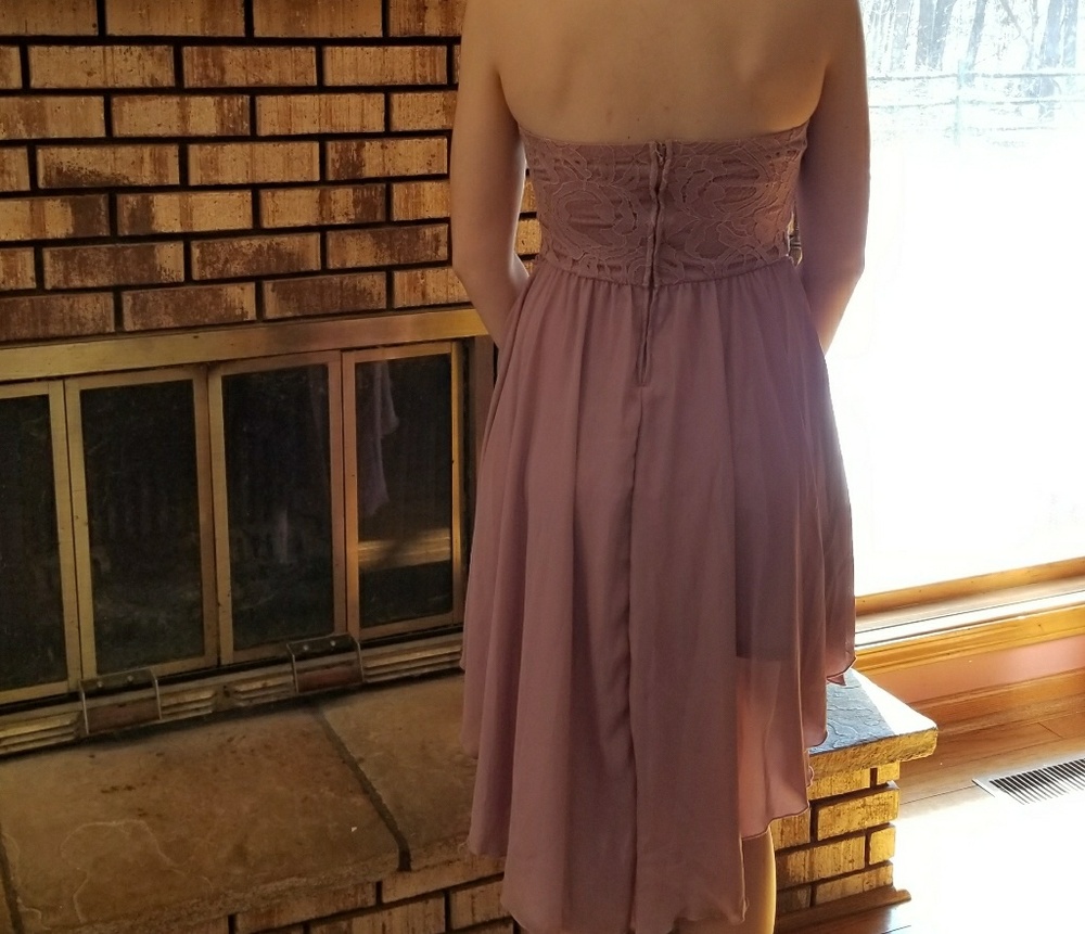 Blush Pink Homecoming Dress